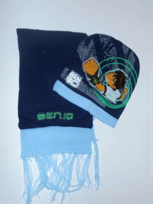 Ben10 - Beanie and Scarf Set