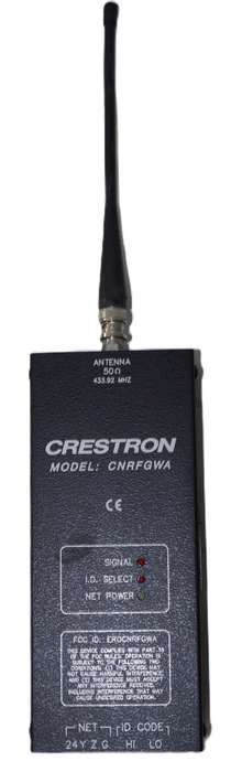Crestron CNRFGWX 433.92MHz 1-Way RF Gateway Receiver