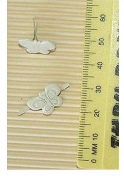 BUTTERFLIES:  colour BEIGE 12 per packet