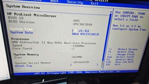 HP Proliant N36L Microserver
