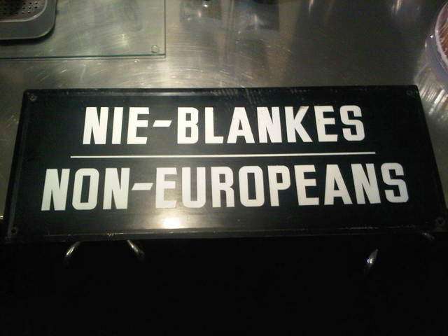 APARTHEID SIGN