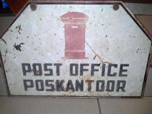 old post office sign
