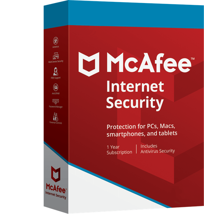 McAfee Internet Security 1 Year 1 Device