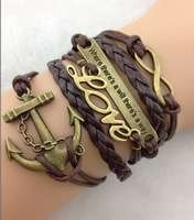 Infinity where there's a will there's a way brown Bracelet