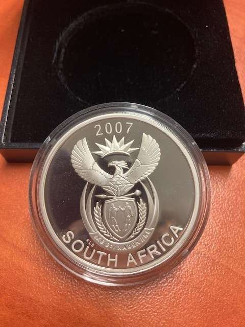 2007 Peace Parks Silver 2oz 50c