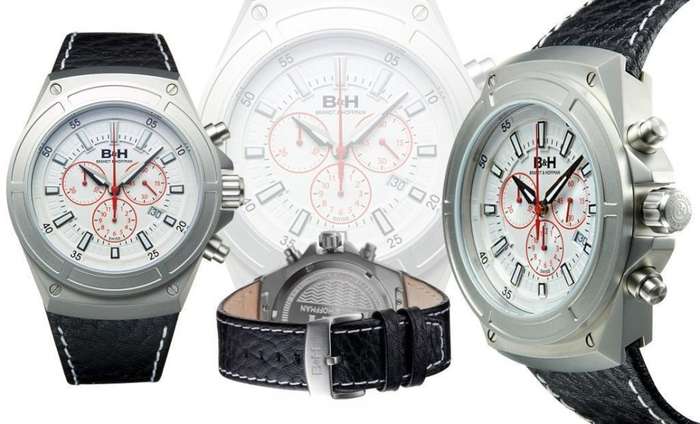 Brandt & Hoffman Sleek, low-key design Swiss Chronograph Deacon Men Watch /RETAILS @ $2,300(R27,187)