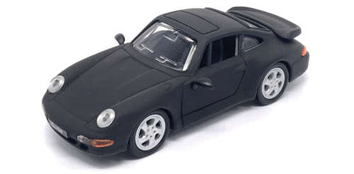 Porsche 911 (993) Turbo 1996 matte-black 1/43 RoadSignature NEW  #4186 instant wheels