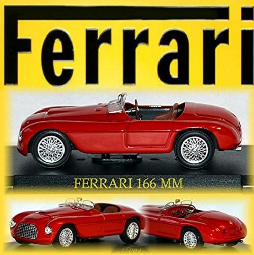 Ferrari 166 MM Barchetta 1948 red 1/43 IXO NEW+ShowCased  #4198 instant wheels