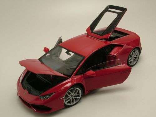 Lamborghini Huracan LP 610-4 2014 red-met 1/18 Welly NEW+boxed #8951 instant wheels