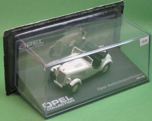 Opel Gelaendesportwagen 1934 white 1/43 IXO NEW+boxed  #4280 instant wheels