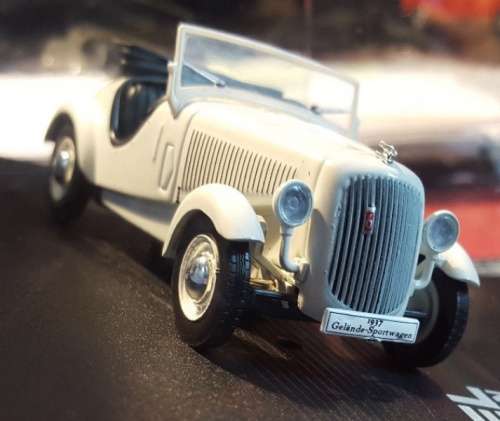 Opel Gelaendesportwagen 1934 white 1/43 IXO NEW+boxed  #4280 instant wheels