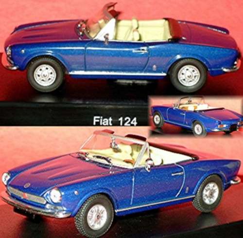Fiat 124 Spider 1966 blue-met 1/43 Starline NEW+boxed  #4296 instant wheels