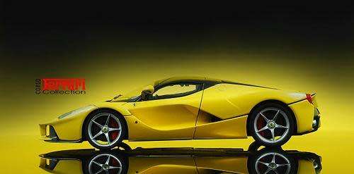 Ferrari La Ferrari 2013 yellow 1/24 HotWheels NEW+boxed  #2068 instant wheels