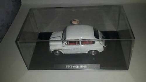Fiat 600D 1960 white 1/24 IXO NEWinShowcase  #2129 instant wheels