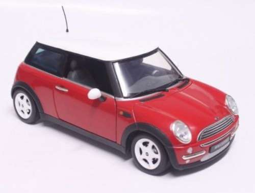 MINI (new) 2001 red-white 1/18 Solido NEW+boxed instant  #8207 instant wheels