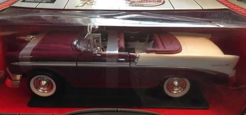 Chevrolet BelAir convertible 1956 1/18 Road Signature NEW+boxed  #8301 instant wheels