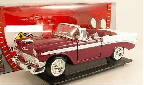 Chevrolet BelAir convertible 1956 1/18 Road Signature NEW+boxed  #8301 instant wheels