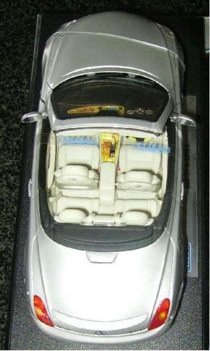 Lexus SC430 open convertible silver 2005 1/18 Welly NEW+boxed  #8845 instant wheels