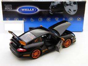 Porsche 911 (997) GT3 RS Coupe 2009 1/18 Welly NEW+boxed  #8953 instant wheels