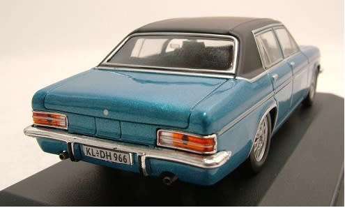 Opel Admiral B 1969 blue 1/43 WhiteBox NEW+boxed  #4008 instant wheels