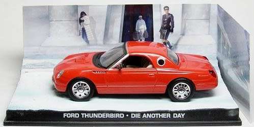 Ford Thunderbird DIE ANOTHER DAY - JBond 007 1/43 U.H. NEW+boxed #4012 instant wheels