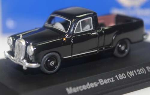 Mercedes-Benz 180 (W120) Bakkie 1956 black 1/43 Neo NEW   #4075 instant wheels