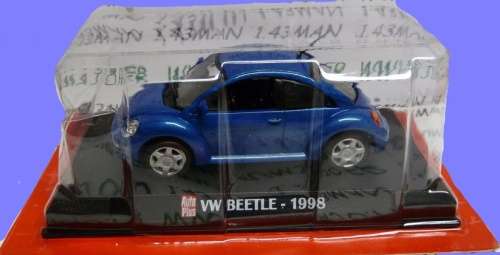 Volkswagen NEW BEETLE 1998 blue-met 1/43 IXO NEWinBlister  #4082 instant wheels