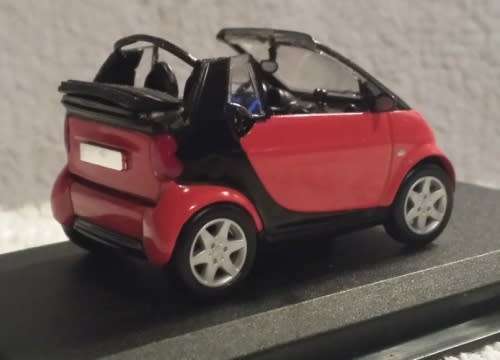 Smart City Cabrio 2007 purple 1/43 IXO NEWinBlister #4115 instant wheels