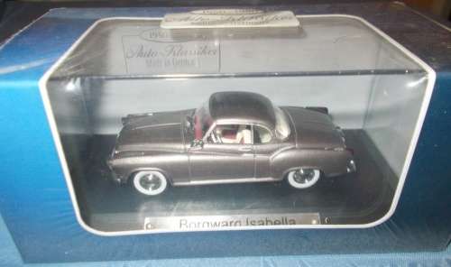 Borgward Isabella Sports Car Coupe 1957 grey 1/43 IXO NEW+boxed  #4356 instant wheels
