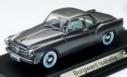 Borgward Isabella Sports Car Coupe 1957 grey 1/43 IXO NEW+boxed  #4356 instant wheels