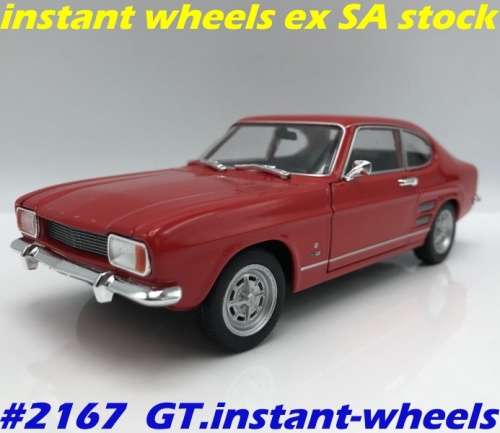 Ford Capri I 1600 GT XLR 1969 NEW+boxed FREE COURIER DELIVERY ex SA stock #2167 instant wheels