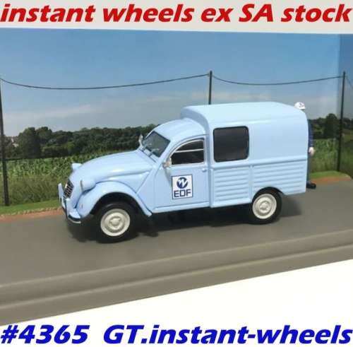 Citroen 2CV AKS 400 EDF 1974 1/43 IXO NEW+boxed  #4365 instant wheels