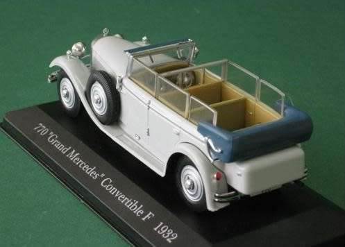 Grand Mercedes 770 F Convertible 1932 1/43 IXO NEW+boxed  #4713 instant wheels