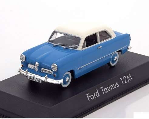 Ford Taunus 12M (RARE!)1954 blue+white 1/43 Norev NEW+boxed  #4862 instant wheels