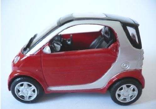 Smart fortwo red 1/43 NewRay NEW+boxed #4738 instant wheels