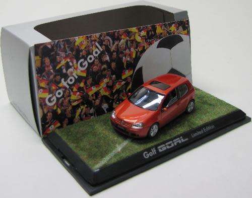 Volkswagen Golf 5 GOAL 2006 red 1/43 Schuco NEW+boxed  #4964 instant wheels