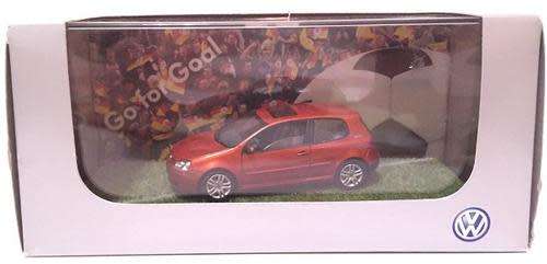 Volkswagen Golf 5 GOAL 2006 red 1/43 Schuco NEW+boxed  #4964 instant wheels