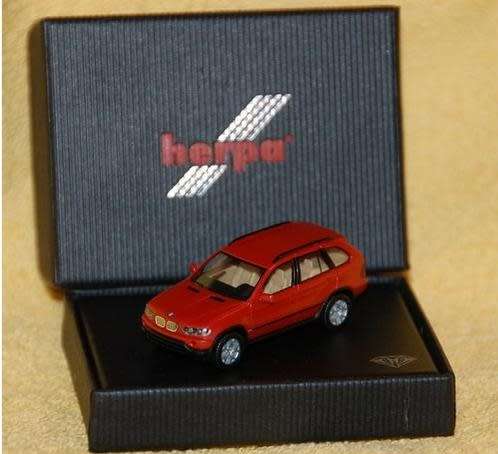 BMW-X5-4.4i-E53-2000 1/87 Herpa-deluxe NEW+boxed  #9356 instant wheels