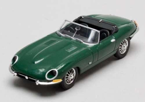 Jaguar Type E convertible 1961 dk.green 1/43 IXO NEW+showcased  #4482 instant wheels