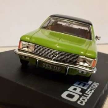 Opel Admiral B 1969/77 green 1/43 IXO NEW+boxed  #4507 instant wheels