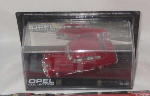 Opel Kapitaen `51 1951/53 red 1/43 IXO NEW+boxed  #4503 instant wheels