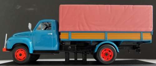 Opel Blitz 1,75t truck 1952/60 blue (tarp) 1/43 IXO NEW+boxed  #4495 instant wheels