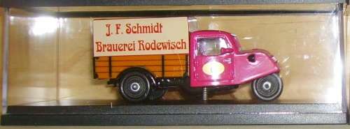 Goliath 3-wheeler Pick-up 1949 red 1/43 IXO NEW+showcased  #4530 instant wheels