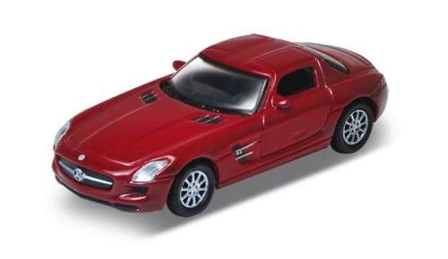 Mercedes-Benz SLS AMG 2012 dark-red 1/87 Welly NEW+boxed  #9359 instant wheels