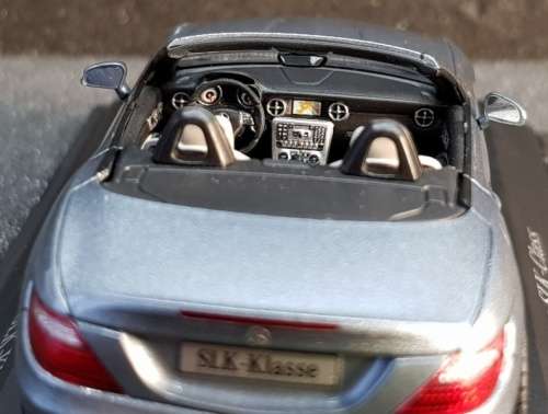 Mercedes-Benz SLK (R172) 2015 blue-met 1/43 Schuco NEW+boxed  #4538 instant wheels