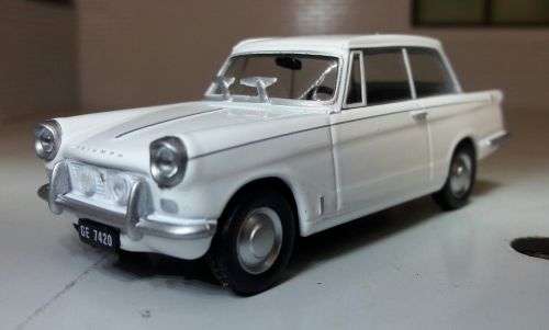 Triumph Herald 1965 white 1/43 IXO NEWinBlister  #4635 instant wheels