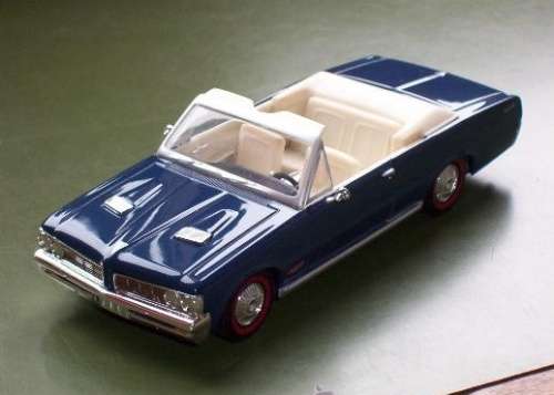 Pontiac GTO Convertible 1964 dk.blue 1/43 IXO NEW+showcased  #5063 instant wheels