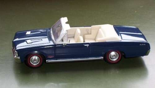 Pontiac GTO Convertible 1964 dk.blue 1/43 IXO NEW+showcased  #5063 instant wheels