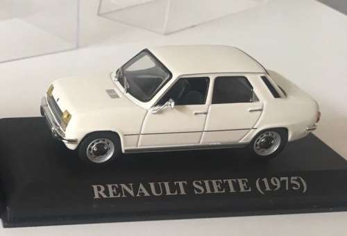 Renault 7 1977 white 1/43 IXO NEW+boxed  #5052 instant wheels