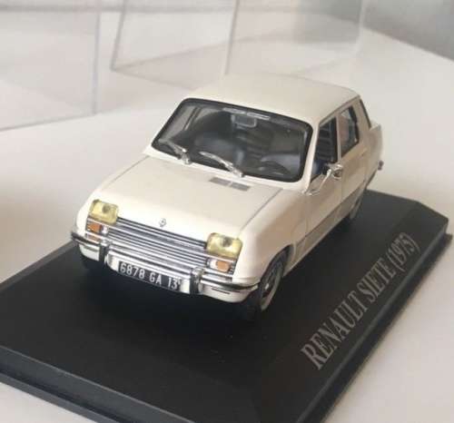 Renault 7 1977 white 1/43 IXO NEW+boxed  #5052 instant wheels